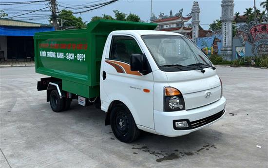 Xe ô tô chở rác thùng rời Hyundai - 05 khối